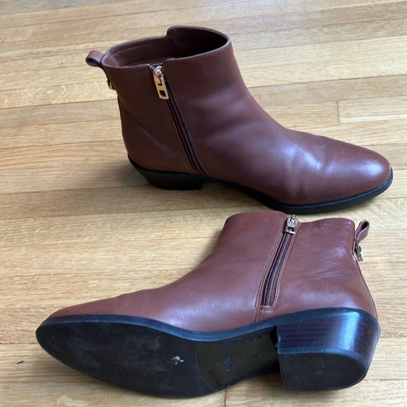 Coach Carmen leather ankle boots sz 9 - Picture 1 of 4